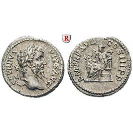 Römische Kaiserzeit, Septimius Severus, Denar 209, ss-vz