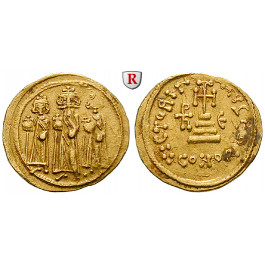 Byzanz, Heraclius, Heraclius Constantinus und Heraclonas, Solidus 638-641, ss-vz