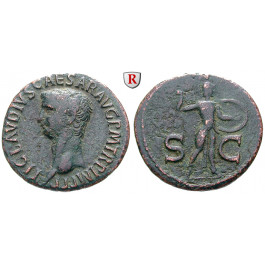 Römische Kaiserzeit, Claudius I., As 50-54, ss+