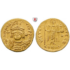 Byzanz, Mauricius Tiberius, Solidus zu 23 Siliquen 583-602, ss+