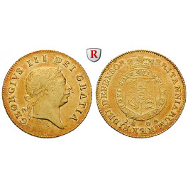 Grossbritannien, George III., Half-Guinea 1809, ss-vz