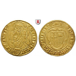 Trier, Bistum, Werner III. von Falkenstein, Goldgulden o.J. (1404-1407), ss-vz