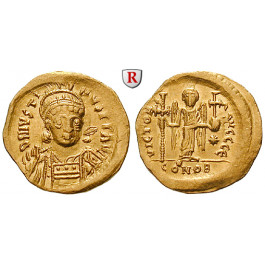 Byzanz, Justin I., Solidus 519-527, vz