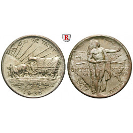 USA, 1/2 Dollar 1926, 11,25 g fein, f.st