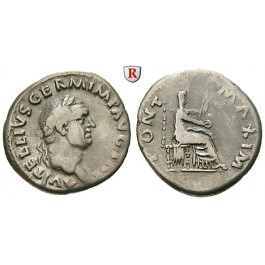 Römische Kaiserzeit, Vitellius, Denar, ss+