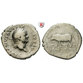 Römische Kaiserzeit, Titus, Caesar, Denar 77-78, ss