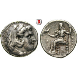 Makedonien, Königreich, Alexander III. der Grosse, Tetradrachme 325-323 v.Chr., ss