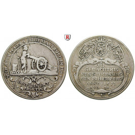 Nürnberg, Stadt, Silbermedaille 1671, f.ss