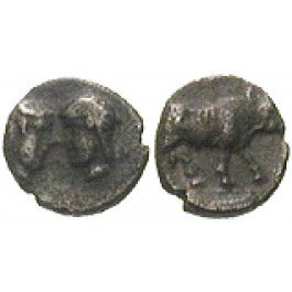 Kleinasien, Unbestimmter Prägeort, Hemiobol um 500-400 v.Chr., ss-vz