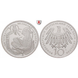 Bundesrepublik Deutschland, 10 DM 1998, ADFGJ komplett, PP, J. 468