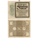 1. Weltkrieg 1914-1918, 50 Mark 20.10.1918, III, Rb. 56d