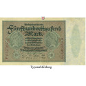 Inflation 1919-1924, 500000 Mark 01.05.1923, I-, Rb. 87f