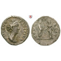 Römische Kaiserzeit, Faustina I., Frau des Antoninus Pius, Denar nach 141, ss