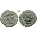 Byzanz, Justin II., Follis Jahr 11 = 575-576, ss