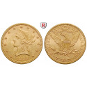 USA, 10 Dollars 1899, 15,05 g fein, vz-st/f.st
