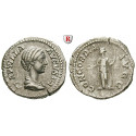 Römische Kaiserzeit, Plautilla, Frau des Caracalla, Denar 202-205, ss+