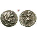 Makedonien, Königreich, Alexander III. der Grosse, Drachme 323-319 v.Chr., ss+