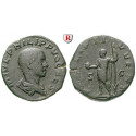 Römische Kaiserzeit, Philippus II., Caesar, Sesterz 244-246, ss