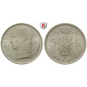 Belgien, Königreich, Leopold III., 5 Francs 1948, vz-st