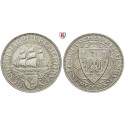 Weimarer Republik, 5 Reichsmark 1927, Bremerhaven, A, f.vz, J. 326