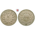 USA, 5 Cents 1867, ss-vz