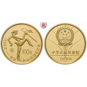 China, Volksrepublik, 100 Yuan 1988, 10,37 g fein, PP