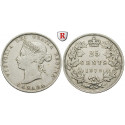 Kanada, Victoria, 25 Cents 1872 H, ss