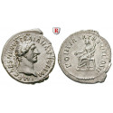 Römische Kaiserzeit, Traianus, Denar 98-99, vz