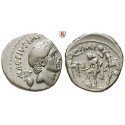 Römische Republik, Sextus Pompeius Magnus, Denar 42-40 v.Chr., ss-vz/ss