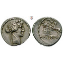 Römische Republik, C. Vibius Varus, Denar 42 v.Chr., vz/ss-vz