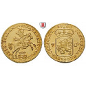 Niederlande, Holland, 7 Gulden (1/2 Goldener Reiter) 1760, ss-vz
