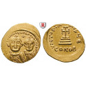 Byzanz, Heraclius und Heraclius Constantinus, Solidus 625-629, f.vz