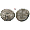 Ionien, Ephesos, Drachme 500-420 v.Chr., ss-vz