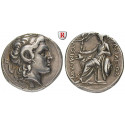 Thrakien, Königreich, Lysimachos, Tetradrachme 297-281 v.Chr., ss+