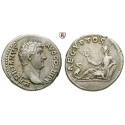 Römische Kaiserzeit, Hadrianus, Denar 134-138, ss+