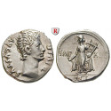 Römische Kaiserzeit, Augustus, Denar 15-13 v.Chr., vz+