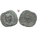 Römische Kaiserzeit, Otacilia Severa, Frau Philippus I., Sesterz 244-249, vz/ss-vz