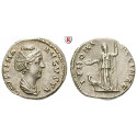 Römische Kaiserzeit, Faustina I., Frau des Antoninus Pius, Denar 139-141, f.vz