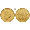 Österreich, Kaiserreich, Franz Joseph I., 10 Kronen 1905, 3,05 g fein, f.vz
