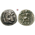 Makedonien, Königreich, Alexander III. der Grosse, Drachme 295-275 v.Chr., ss+
