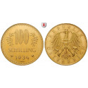 Österreich, 1. Republik, 100 Schilling 1934, 21,17 g fein, ss-vz