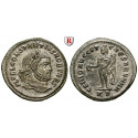 Römische Kaiserzeit, Constantius I., Caesar, Follis 295-296, vz-st