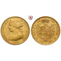 Spanien, Isabella II., 10 Escudos 1866, 7,52 g fein, f.vz/vz-st