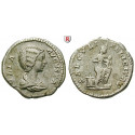 Römische Kaiserzeit, Julia Domna, Frau des Septimius Severus, Denar 202, ss+