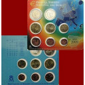 Spanien, Juan Carlos I., Euro-Kursmünzensatz 2001, st