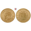 Italien, Königreich, Vittorio Emanuele II., 10 Lire 1863-1865, 2,9 g fein, ss