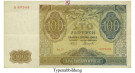 Besatzungsausgaben des 2. Weltkrieges 1939-1945, Generalgouvernement Polen, 100 Zloty 01.08.1941, II, Rb. 583
