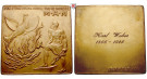Gewerbe, Handel, Industrie, Vergoldete Bronzeplakette o.J. (1951), st