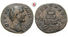 Römische Kaiserzeit, Antoninus Pius, Sesterz 179-180, ss-vz