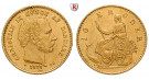 Dänemark, Christian IX., 10 Kroner 1873, 4,0 g fein, f.vz